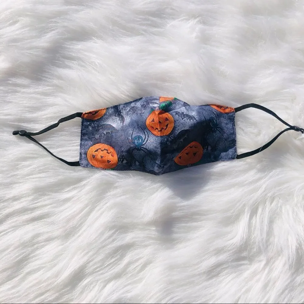 Brand New Halloween Kids Face‎ Mask One Size Adjustable Strap (KIDS MASK)